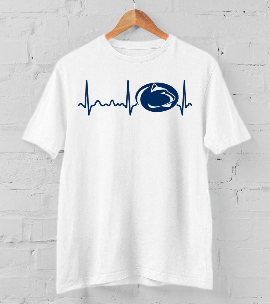 Penn State Heartbeat EKG Nittany Lions T-Shirt