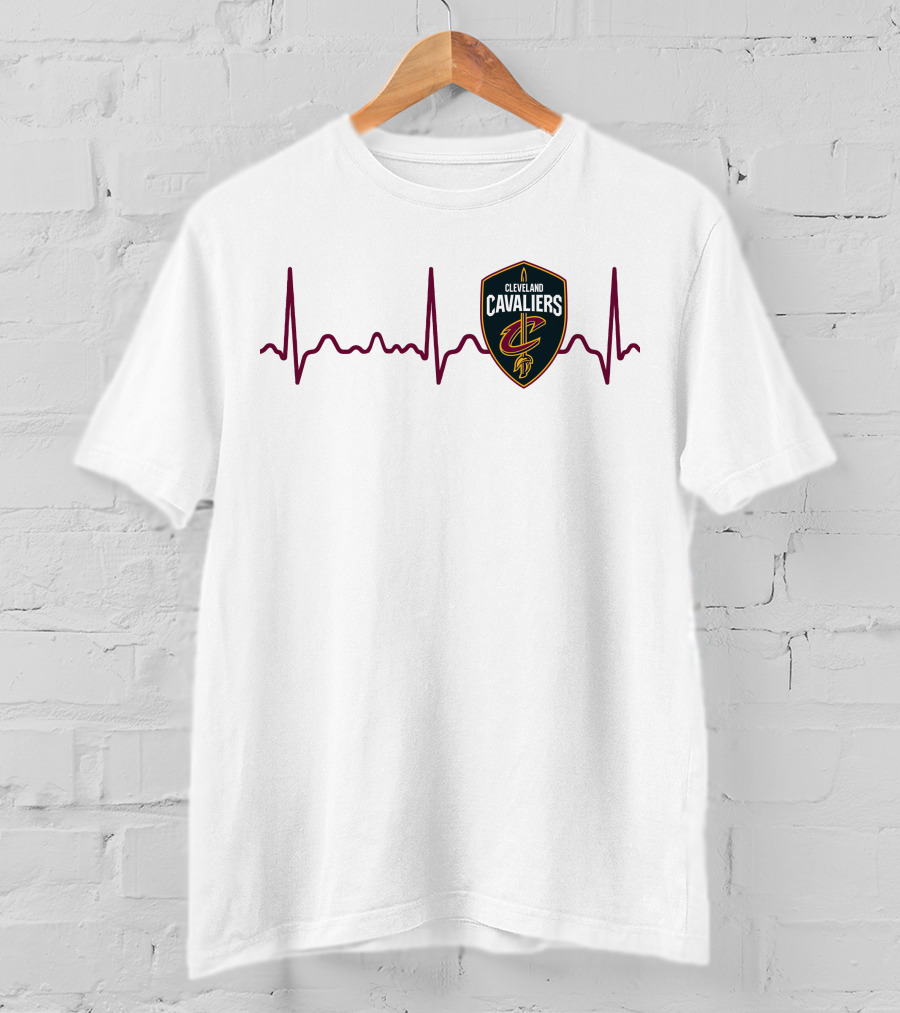 Heartbeat Cleveland Cavaliers T-Shirt