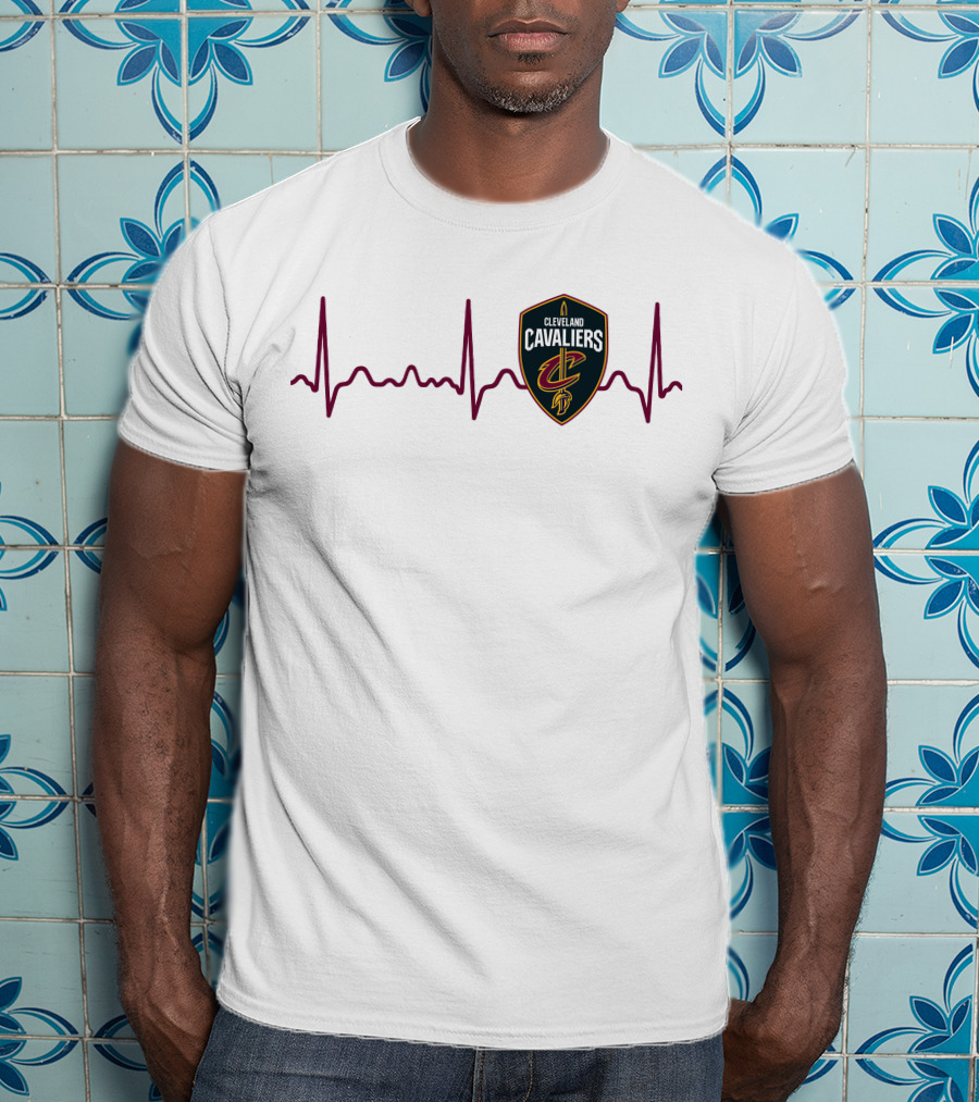 Heartbeat Cleveland Cavaliers T-Shirt