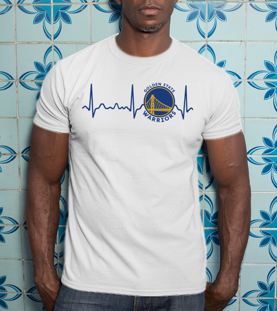Golden State Warriors Heartbeat T-Shirt